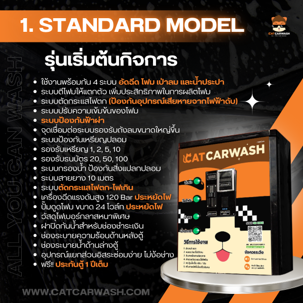ตู้หยอดเหรียญล้างรถ