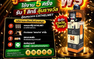 ลุ้นรางวัล เครื่องอบหมวกกันน็อค Cat Helmet สร้าง รายได้เสริม