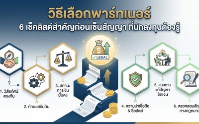 วิธีเลือกพาร์ทเนอร์ 6 เช็คลิสต์สำคัญก่อนเซ็นสัญญา ที่นักลงทุนต้องรู้